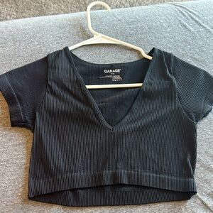 Garage seamless crop top